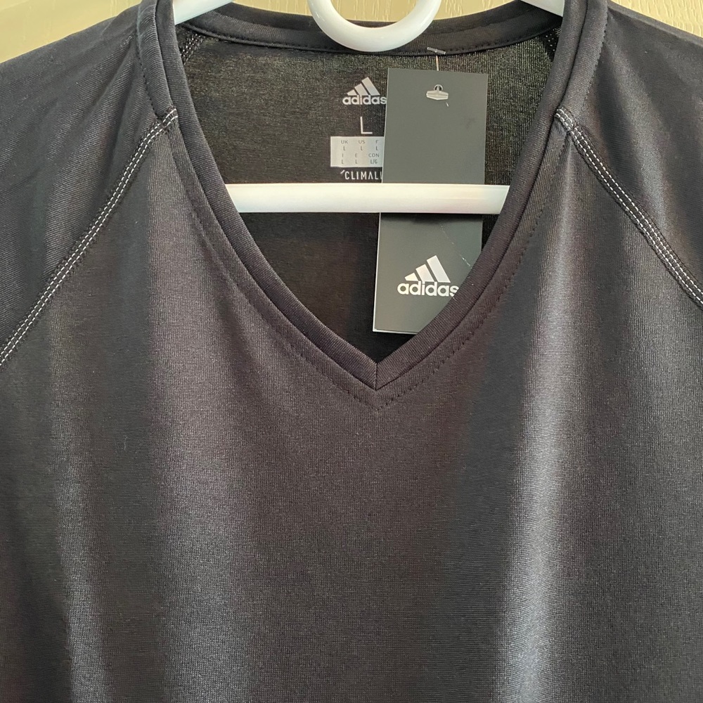 adidas Womens Climalite V-Neck Tee